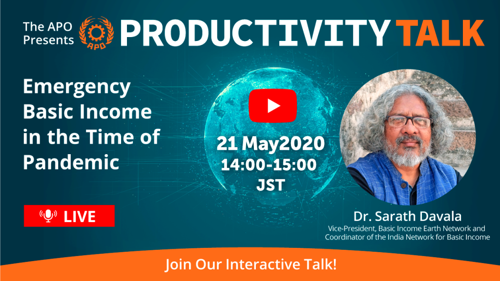 Emergency Basic Income in the Time of Pandemic_The APO presents Productivity Talk