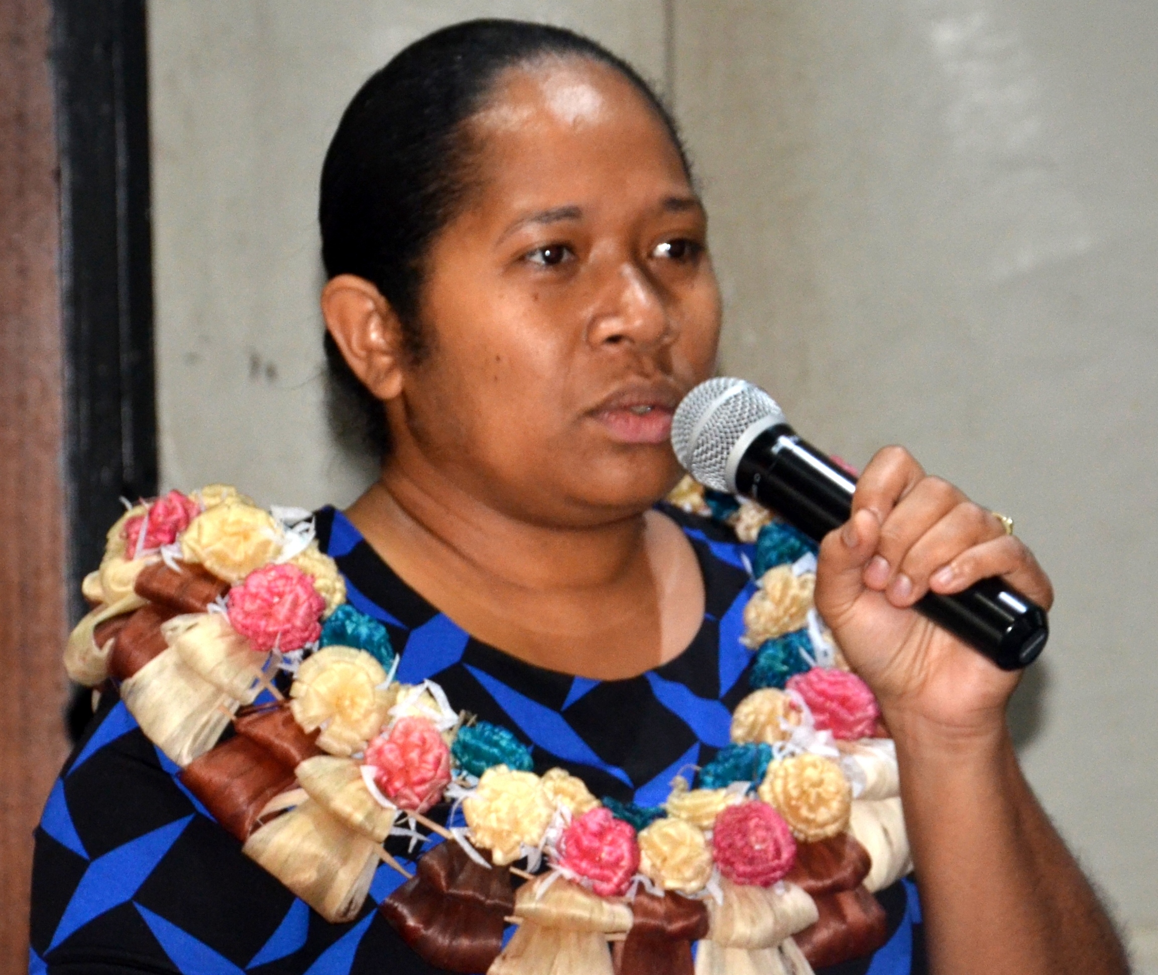 MEPIR Permanent Secretary Daunabuna during her opening remarks.