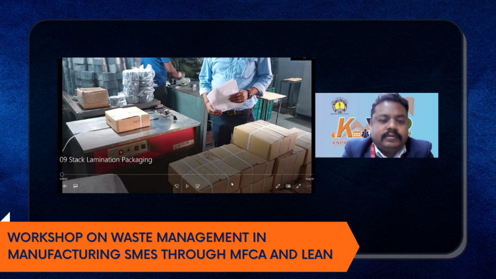 The APO and NPC, India, held a virtual workshop focusing on Waste Management in Manufacturing SMEs through MFCA and Lean. 