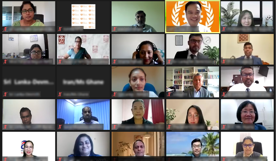 Screenshoot of participants