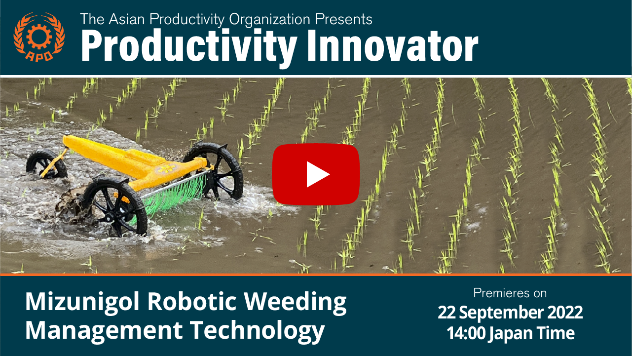 Mizunigol Robotic Weeding Management Technology