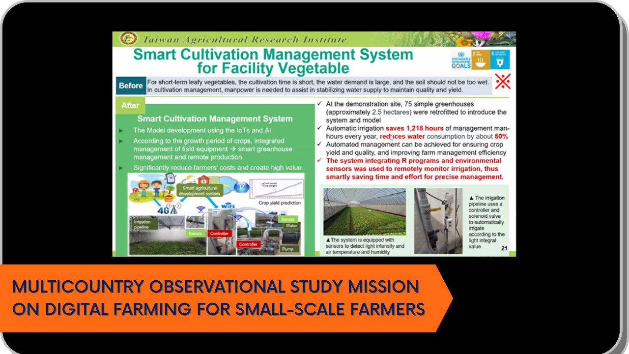 APO organizes study mission on digital farming for small-scale farmers