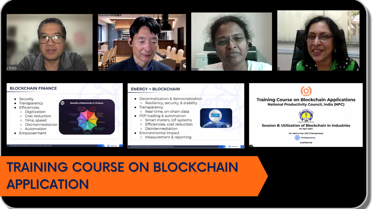 Training Course on Blockchain Application
